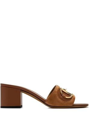 Gucci horsebit-detail sandals - Brown