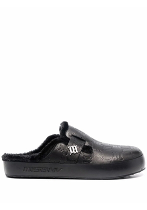 MISBHV Home monogram mules - Black