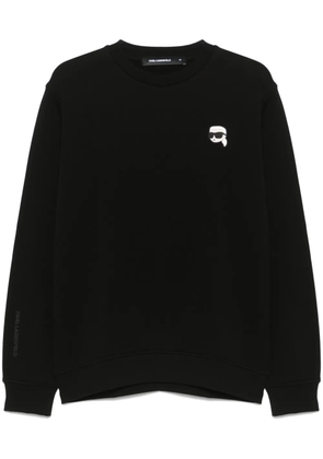 Karl Lagerfeld Karl Ikon-patch sweatshirt - Black