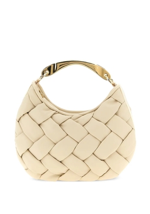 TWINSET Weaved leather-effect tote bag - Neutrals