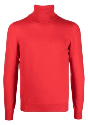 Malo cashmere roll-neck jumper - Red
