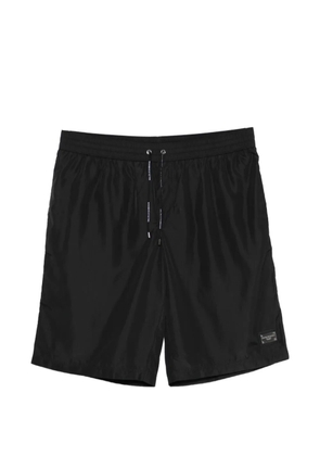 Dolce & Gabbana logo-detail swim shorts - Black