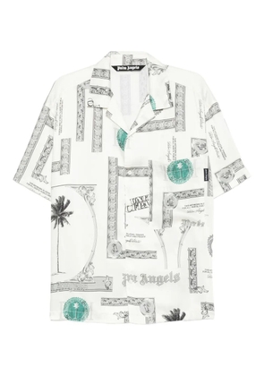 Palm Angels graphic-print shirt - White
