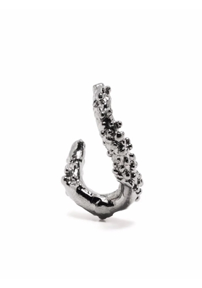 Alighieri The Rocky Terrain hoop earring - Silver