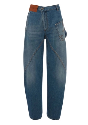 JW Anderson oversized twisted wide-leg jeans - Blue