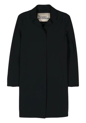 Herno notched-collar single-breasted coat - Black