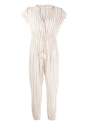 Ulla Johnson striped jumpsuit - Neutrals