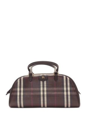 Burberry Highlands check-pattern bowling bag - Brown