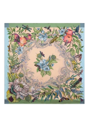 ETRO floral silk scarf - Neutrals