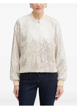 BOSS Jilloi sequinned jacket - Neutrals