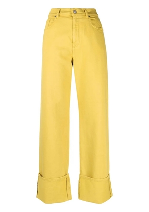 P.A.R.O.S.H. straight-leg trousers - Yellow