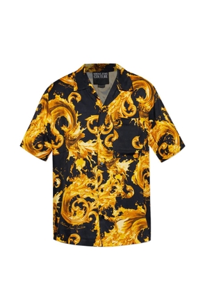 Versace Jeans Couture baroque-pattern shirt - Black