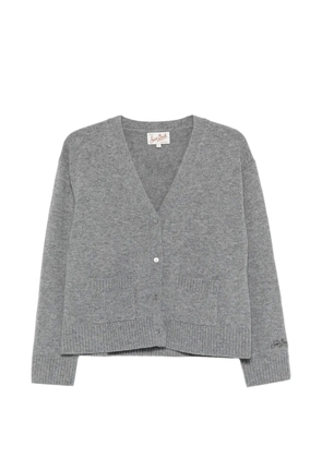 MC2 Saint Barth Madie V-neck pocket cardigan - Grey