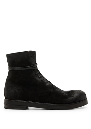 Marsèll Zucca Zeppa suede boots - Black