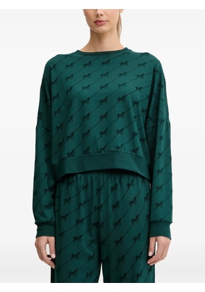 HUGO all-over print sweater - Green