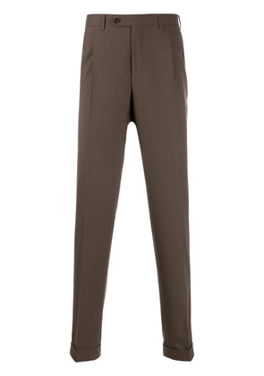 Canali tailored trousers - Brown