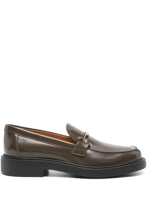 Tod's 35mm bar-detail loafers - Brown