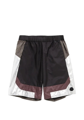 Moncler colourblock shorts - Black