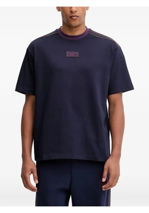 Ea7 Emporio Armani patch-detail T-Shirt - Blue