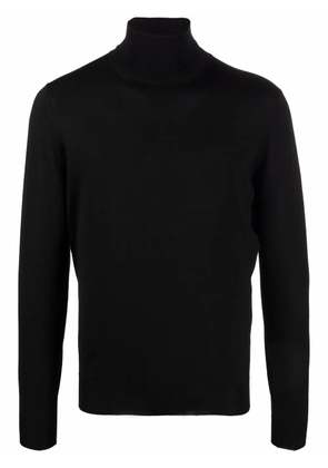 Dell'oglio roll-neck merino jumper - Black