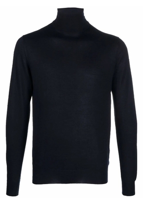 Mauro Ottaviani roll-neck cashmere-silk jumper - Blue