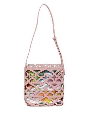 Stine Goya cut-out bucket bag - Pink