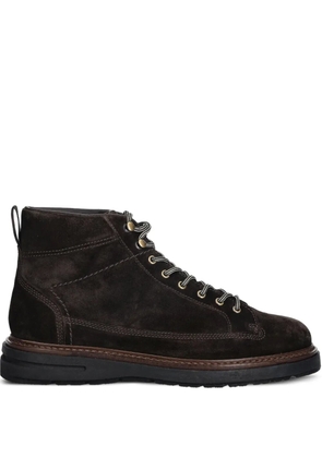 Gant lace-up panelled boots - Brown
