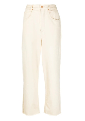 ISABEL MARANT high-waisted straight-leg jeans - Neutrals