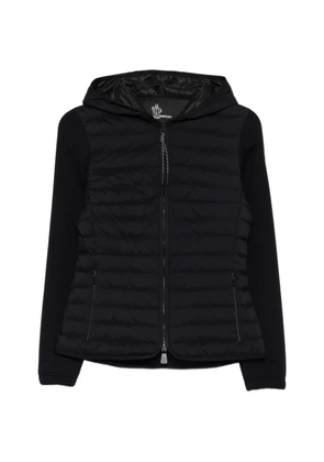 Moncler Grenoble hooded zip-up cardigan - Black