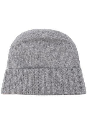 Dell'oglio cashmere fine-knit beanie - Grey