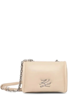 Karl Lagerfeld K/Autograph chain-strap flap bag - Neutrals