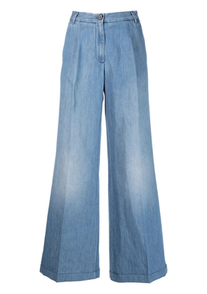 Jacob Cohën high-waisted wide-leg jeans - Blue