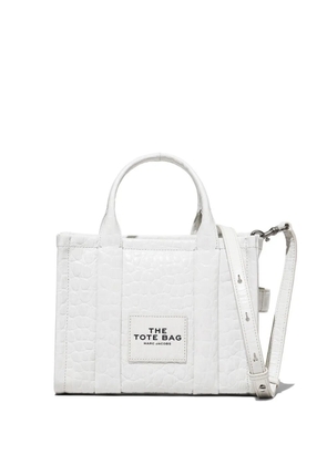 Marc Jacobs The Croc-Embossed Small Tote bag - White