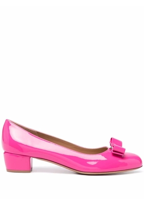 Ferragamo Vara bow-detail pumps - Pink