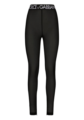 Dolce & Gabbana tulle leggings - Black