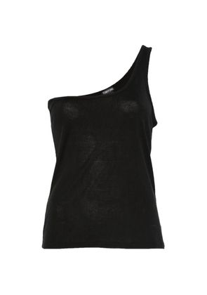 TOM FORD ribbed one-shoulder top - Black
