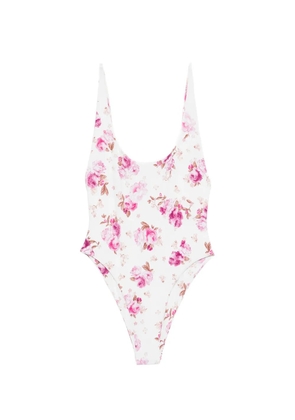 Magda Butrym floral-print swimsuit - Neutrals