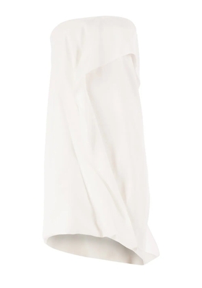 Maison Rabih Kayrouz strapless draped dress - White