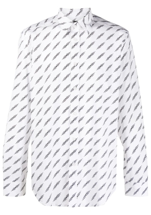 Diesel graphic print long-sleeved shirt - White