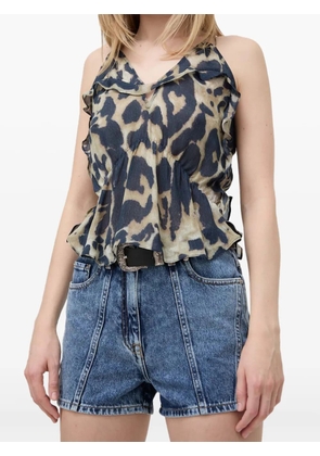 IRO Sarahi denim shorts - Blue