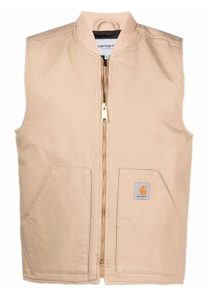 Carhartt WIP ribbed-collar gilet - Neutrals
