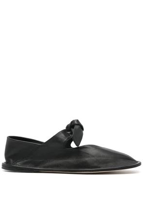 Hereu Llasada leather ballerinas - Black