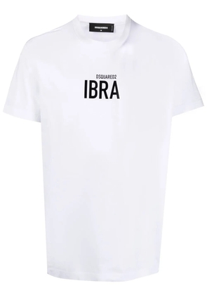 DSQUARED2 logo-print cotton T-shirt - White