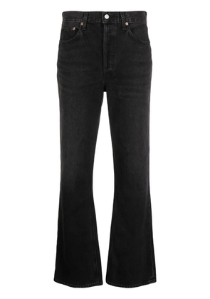 AGOLDE mid-rise straight-leg jeans - Black