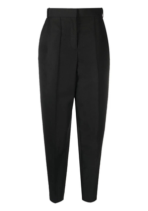 Tory Burch high-waisted tapered trousers - Black
