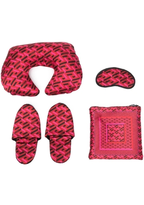 Versace patterned travel set - Red