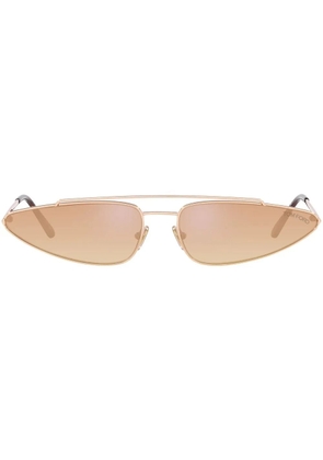 TOM FORD Eyewear cat eye-frame sunglasses - Gold
