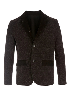 Side Slope Single breasted blazer - Brown