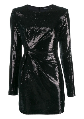 P.A.R.O.S.H. sequin mini dress - Black