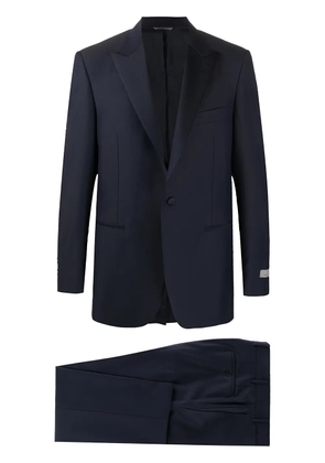 Canali single-breasted wool suit - Blue